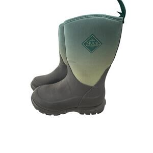 Muck Boot Kids 13 Youth Tall Rain Boot Waterproof Element Teal Fade
